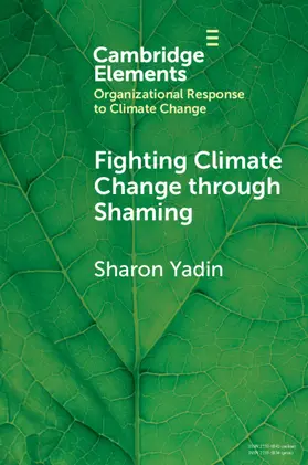 Yadin |  Fighting Climate Change through Shaming | Buch |  Sack Fachmedien