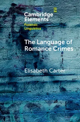 Carter |  The Language of Romance Crimes | Buch |  Sack Fachmedien