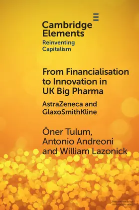 Tulum / Andreoni / Lazonick |  From Financialisation to Innovation in UK Big Pharma | Buch |  Sack Fachmedien