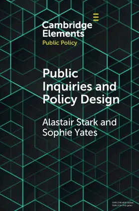 Stark / Yates |  Public Inquiries and Policy Design | Buch |  Sack Fachmedien