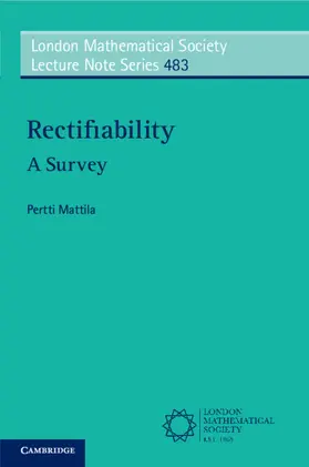 Mattila |  Rectifiability | Buch |  Sack Fachmedien