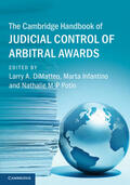 DiMatteo / Infantino / Potin |  The Cambridge Handbook of Judicial Control of Arbitral Awards | Buch |  Sack Fachmedien