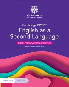 Carter |  Cambridge Igcse(tm) English as a Second Language Exam Preparation and Practice with Digital Access (2 Years) | Buch |  Sack Fachmedien