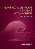 Gezerlis |  Numerical Methods in Physics with Python | Buch |  Sack Fachmedien