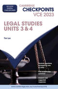 Lee |  Cambridge Checkpoints VCE Legal Studies Units 3&4 2023 | Buch |  Sack Fachmedien