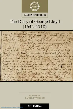 Patterson |  The Diary of George Lloyd: Volume 64, Part 1 | Buch |  Sack Fachmedien