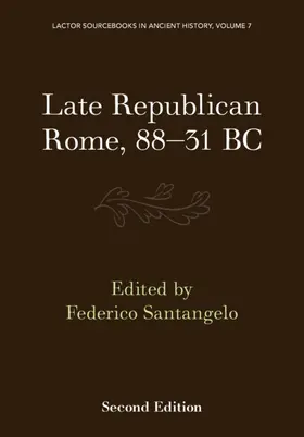  Late Republican Rome, 88-31 BC | Buch |  Sack Fachmedien