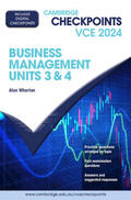 Wharton |  Cambridge Checkpoints VCE Business Management Units 3&4 2024 | Buch |  Sack Fachmedien