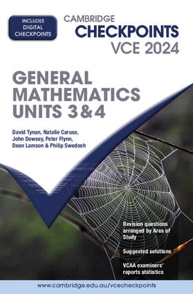 Tynan / Caruso / Dowsey | Cambridge Checkpoints VCE General Mathematics Units 3&4 2024 | Medienkombination | 978-1-00-942589-6 | sack.de