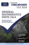 Tynan / Caruso / Dowsey |  Cambridge Checkpoints VCE General Mathematics Units 3&4 2024 | Buch |  Sack Fachmedien