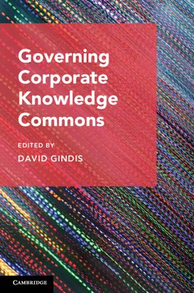 Gindis |  Governing Corporate Knowledge Commons | Buch |  Sack Fachmedien