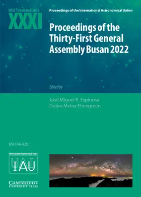 Espinosa / Elmegreen |  Proceedings of the Thirty-First General Assembly Busan 2022 | Buch |  Sack Fachmedien