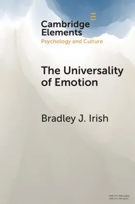 Irish |  The Universality of Emotion | Buch |  Sack Fachmedien