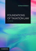 Barkoczy |  Foundations of Taxation Law | Buch |  Sack Fachmedien