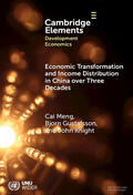 Meng / Gustafsson / Knight |  Economic Transformation and Income Distribution in China over Three Decades | Buch |  Sack Fachmedien