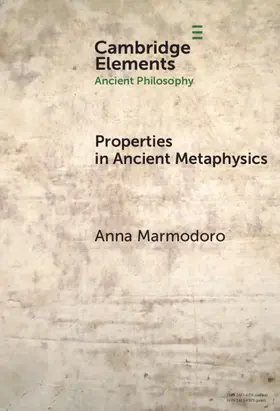 Marmodoro |  Properties in Ancient Metaphysics | Buch |  Sack Fachmedien