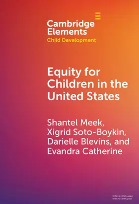 Meek / Catherine / Boykin |  Equity for Children in the United States | Buch |  Sack Fachmedien