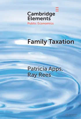 Apps / Rees |  Family Taxation | Buch |  Sack Fachmedien