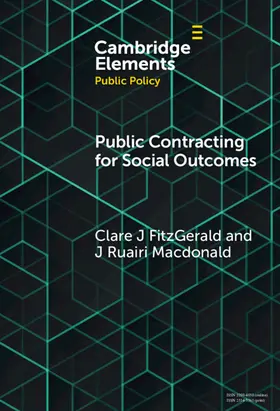 FitzGerald / Macdonald |  Public Contracting for Social Outcomes | Buch |  Sack Fachmedien