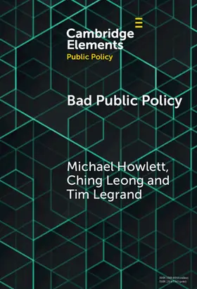 Leong / Howlett / Legrand |  Bad Public Policy | Buch |  Sack Fachmedien