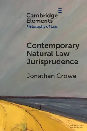Crowe |  Contemporary Natural Law Jurisprudence | Buch |  Sack Fachmedien