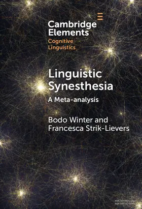 Winter / Strik-Lievers |  Linguistic Synesthesia | Buch |  Sack Fachmedien