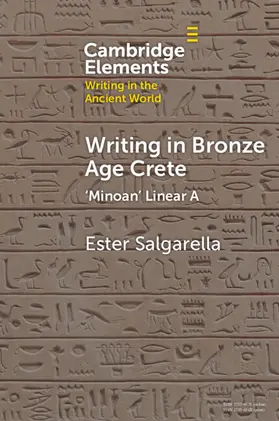 Salgarella |  Writing in Bronze Age Crete | Buch |  Sack Fachmedien