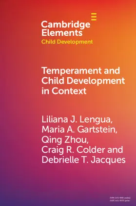 Lengua / Gartstein / Zhou |  Temperament and Child Development in Context | Buch |  Sack Fachmedien