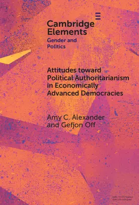 Alexander / Off |  Attitudes toward Political Authoritarianism in Economically Advanced Democracies | Buch |  Sack Fachmedien