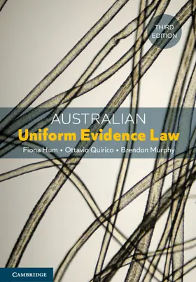 Hum / Quirico / Murphy |  Australian Uniform Evidence Law | Buch |  Sack Fachmedien