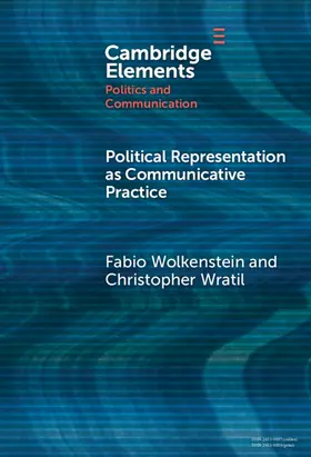 Wolkenstein / Wratil |  Political Representation as Communicative Practice | Buch |  Sack Fachmedien