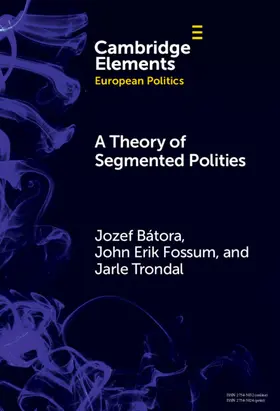 Bátora / Fossum / Trondal |  A Theory of Segmented Polities | Buch |  Sack Fachmedien