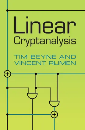 Beyne / Rijmen |  Linear Cryptanalysis | Buch |  Sack Fachmedien