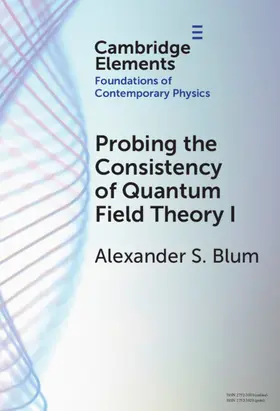 Blum |  Probing the Consistency of Quantum Field Theory I | Buch |  Sack Fachmedien