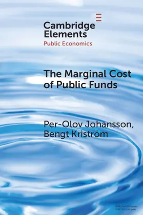 Johansson / Kriström |  The Marginal Cost of Public Funds | Buch |  Sack Fachmedien