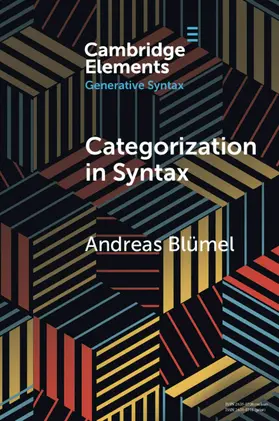 Blümel |  Categorization in Syntax | Buch |  Sack Fachmedien