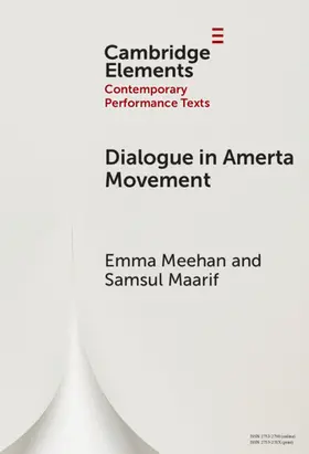 Meehan / Maarif |  Dialogue in Amerta Movement | Buch |  Sack Fachmedien