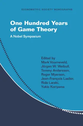 Voorneveld / Weibull / Andersson |  One Hundred Years of Game Theory | Buch |  Sack Fachmedien