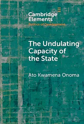 Onoma |  The Undulating Capacity of the State | Buch |  Sack Fachmedien