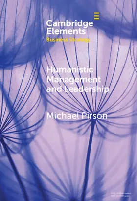 Pirson |  Humanistic Management and Leadership | Buch |  Sack Fachmedien