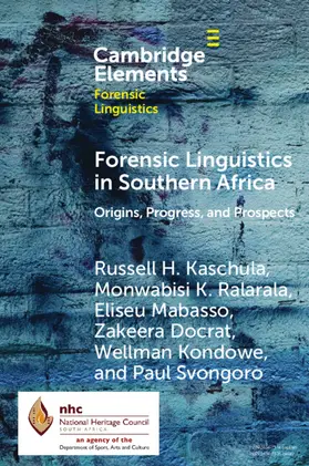 Kaschula / Ralarala / Mabasso |  Forensic Linguistics in Southern Africa | Buch |  Sack Fachmedien
