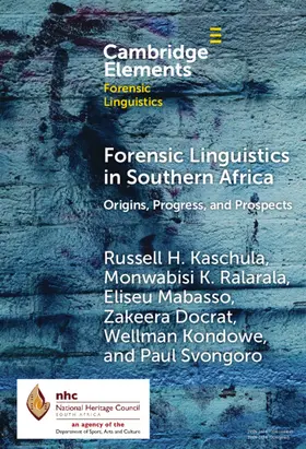 Kaschula / Ralarala / Mabasso |  Forensic Linguistics in Southern Africa | Buch |  Sack Fachmedien