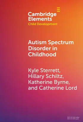 Sterrett / Schiltz / Byrne |  Autism Spectrum Disorder in Childhood | Buch |  Sack Fachmedien