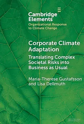 Gustafsson / Dellmuth |  Corporate Climate Adaptation | Buch |  Sack Fachmedien