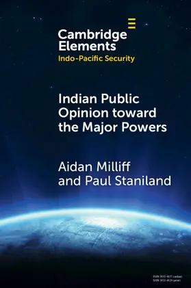 Milliff / Staniland |  Indian Public Opinion toward the Major Powers | Buch |  Sack Fachmedien