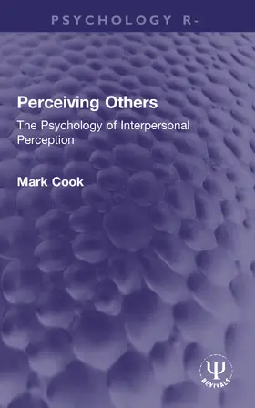 Cook |  Perceiving Others | Buch |  Sack Fachmedien