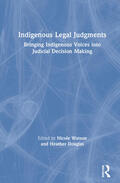 Watson / Douglas |  Indigenous Legal Judgments | Buch |  Sack Fachmedien