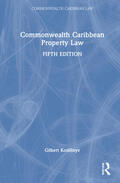 Kodilinye |  Commonwealth Caribbean Property Law | Buch |  Sack Fachmedien