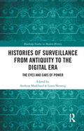 Marklund / Skouvig |  Histories of Surveillance from Antiquity to the Digital Era | Buch |  Sack Fachmedien