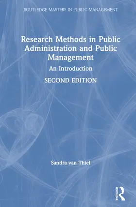 van Thiel |  Research Methods in Public Administration and Public Management | Buch |  Sack Fachmedien